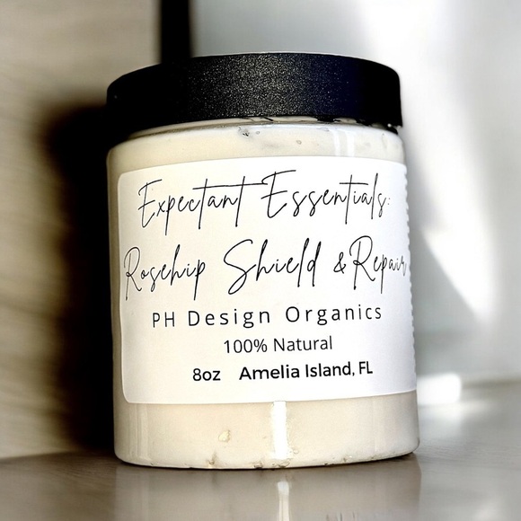 Expectant Essentials: Rose hip Shield & Repair 8oz‎ Body Butter - Picture 8 of 9